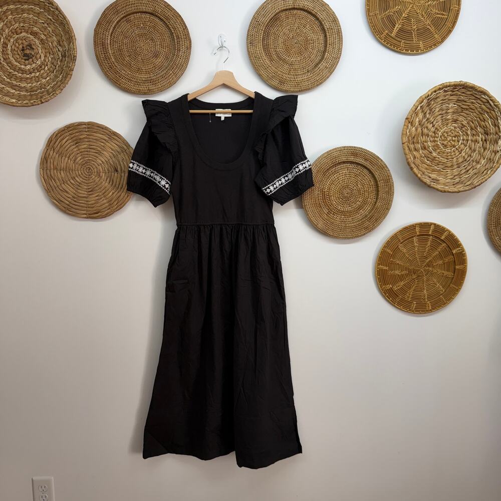 $298 Cleobella Selma Midi Dress Large - Picture 2 of 7